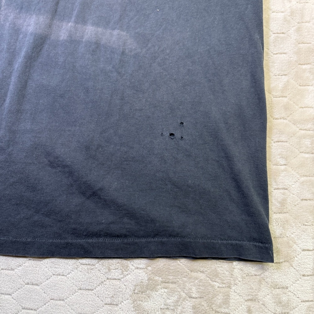 VTG No Fear‎ Motorsports Faded Worn USA Made Black Shirt Sz XXL Single Stitch - Picture 2 of 12